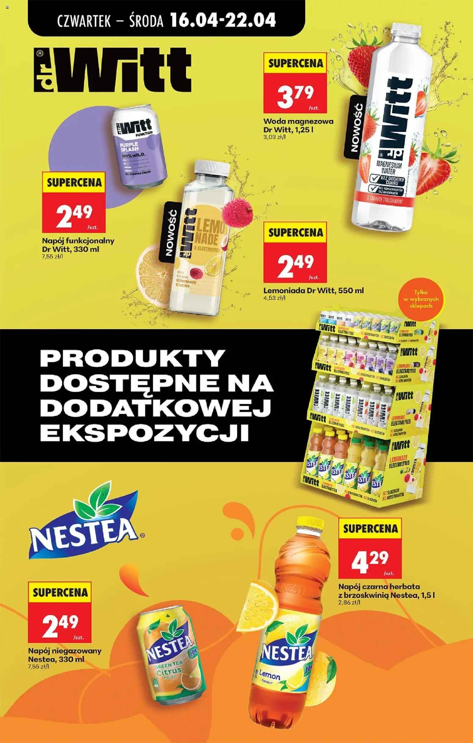 Biedronka Polsko leták - Codziennie niskie ceny od 16.04.2026 | Strana: 85 | Produkty: Nestea