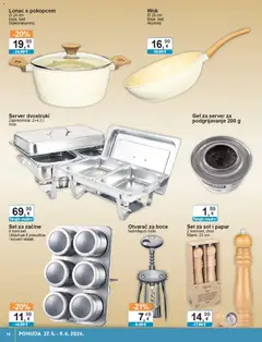 KTC - Katalog tehnike i posuđa - Pregled kataloga iz trgovine KTC, vrijedi od 27.05.2026 | Stranica: 14 | Proizvodi: Sol, Papar, Lonac, Otvarač za boce