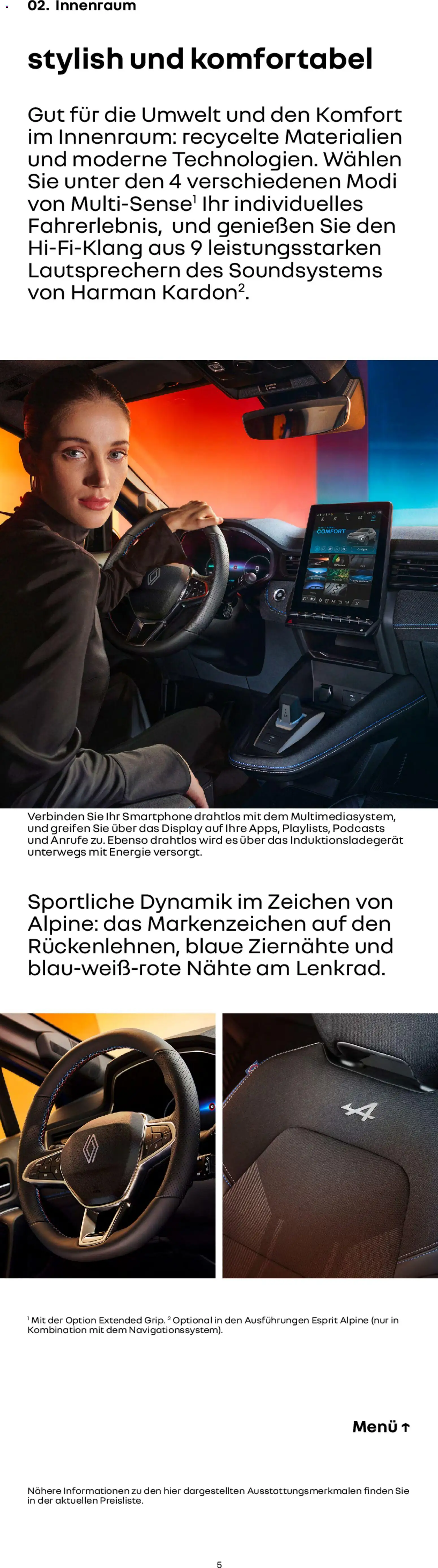 Renault Captur – gültig ab 01.10.2025 | Seite: 5 | Produkte: Smartphone