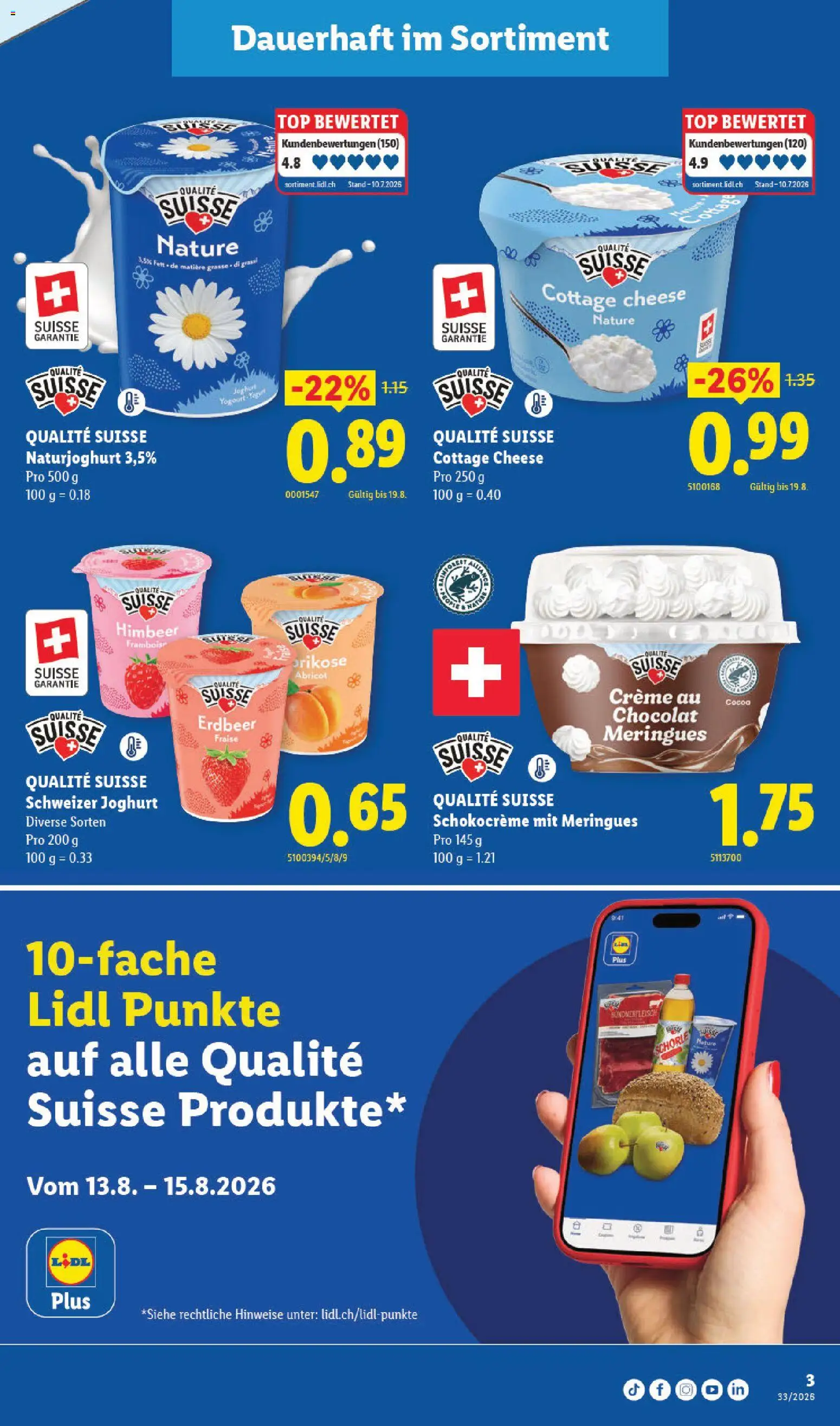 Lidl aktionen – gültig ab 13.08.2026 | Seite: 4 | Produkte: Joghurt, Top, Creme