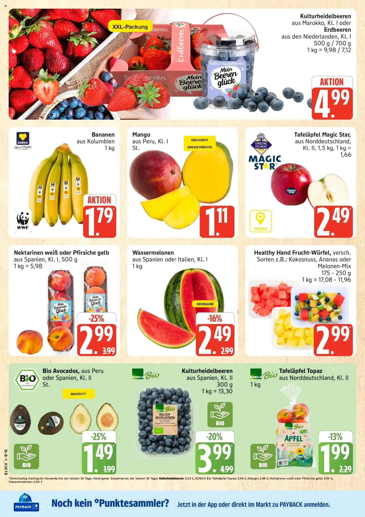 Marktkauf Prospekt Schleswig	 – gültig ab 04.05.2026 | Seite: 10 | Produkte: Nektarinen, Bananen, Ananas, Erdbeeren