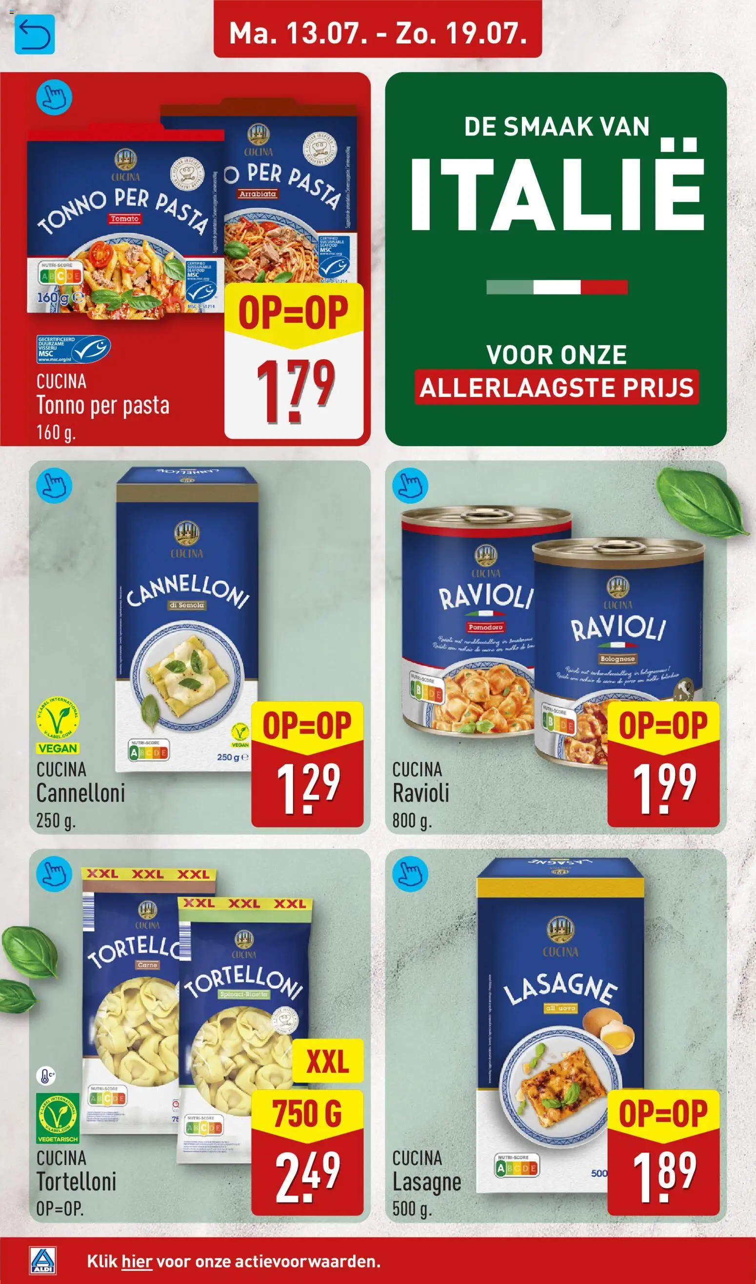 {H1} | Pagina: 28 | Producten: Pasta, Lasagne, Ricotta