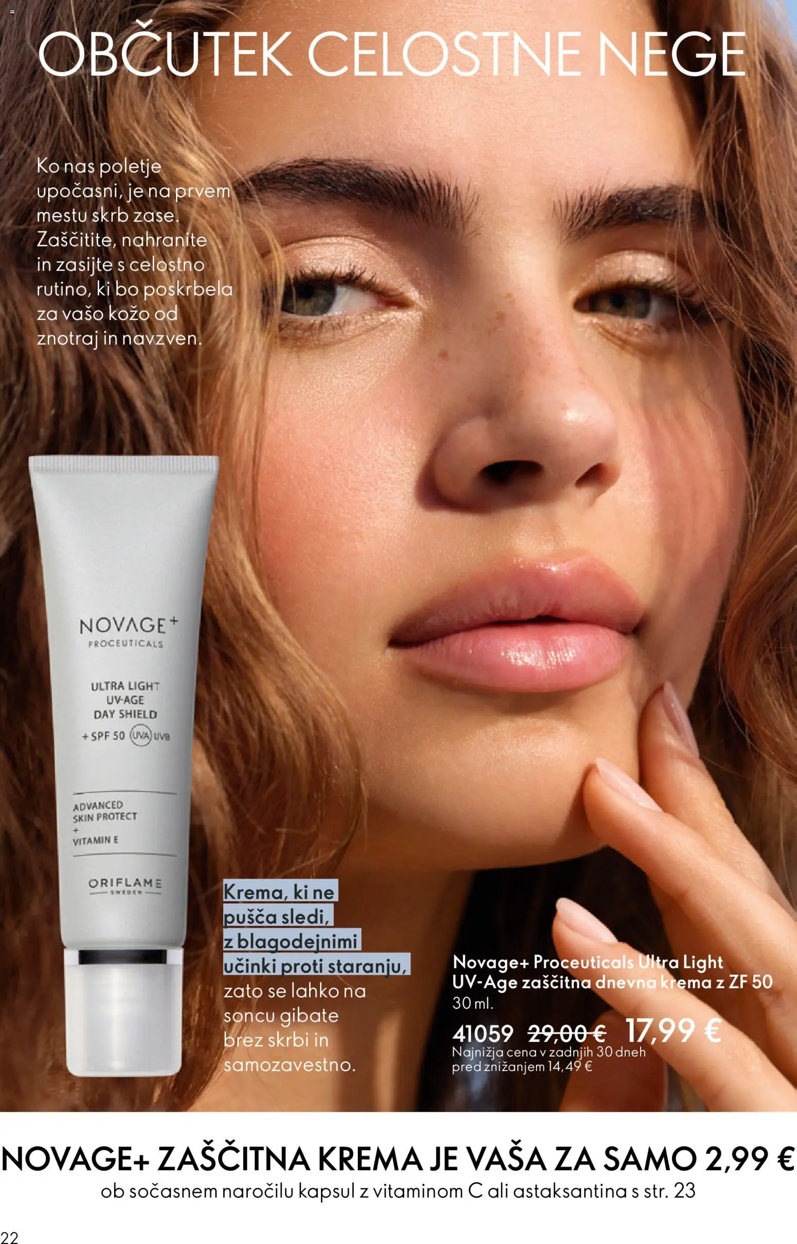 Novi Oriflame katalog ponudbe – veljaven od 03.06.2026 | Stran: 22 | Izdelki: Krema