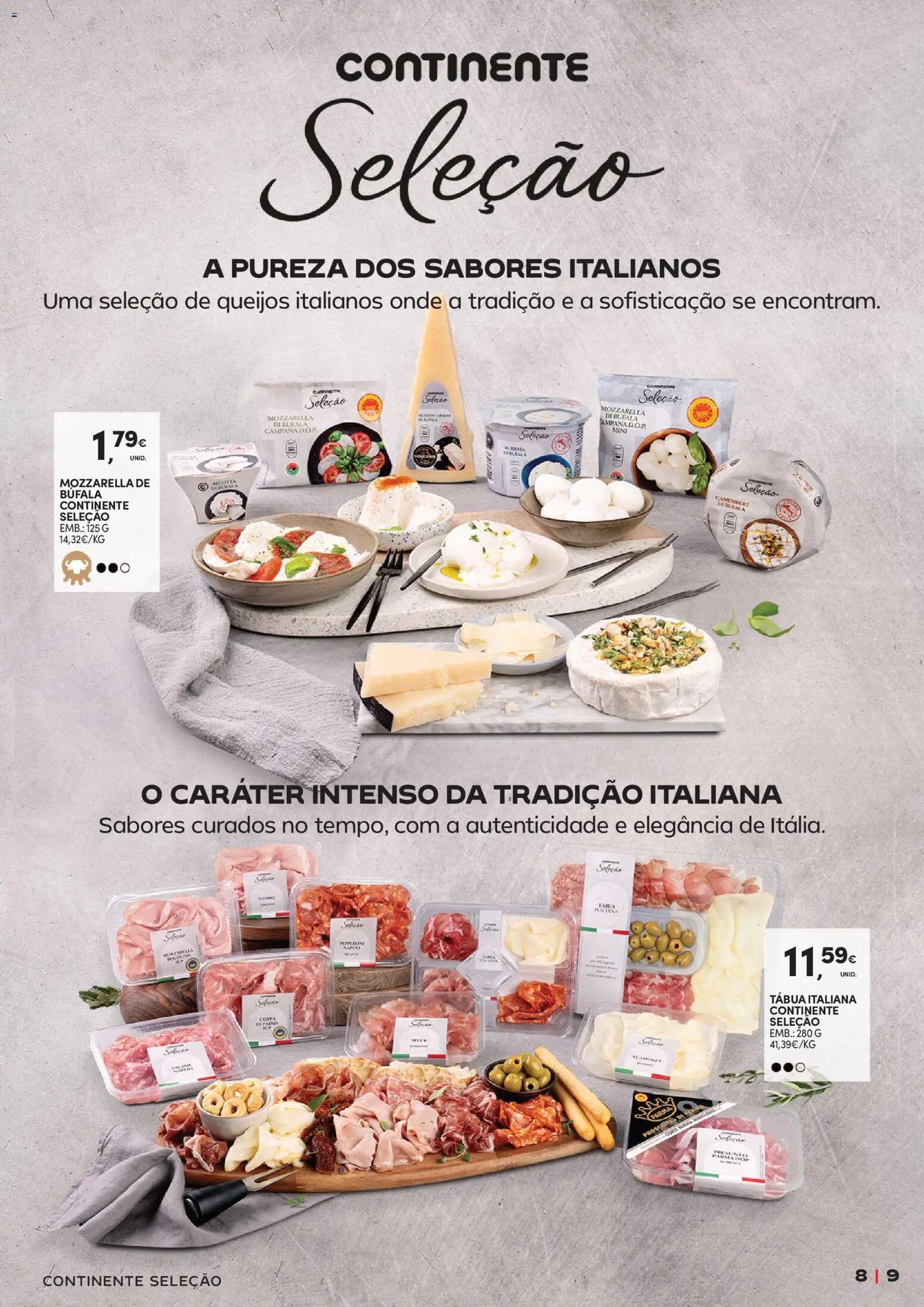 Continente - Charcutaria e Queijos │ válido de 14/07/2026 | Página: 9 | Produtos: Tábua