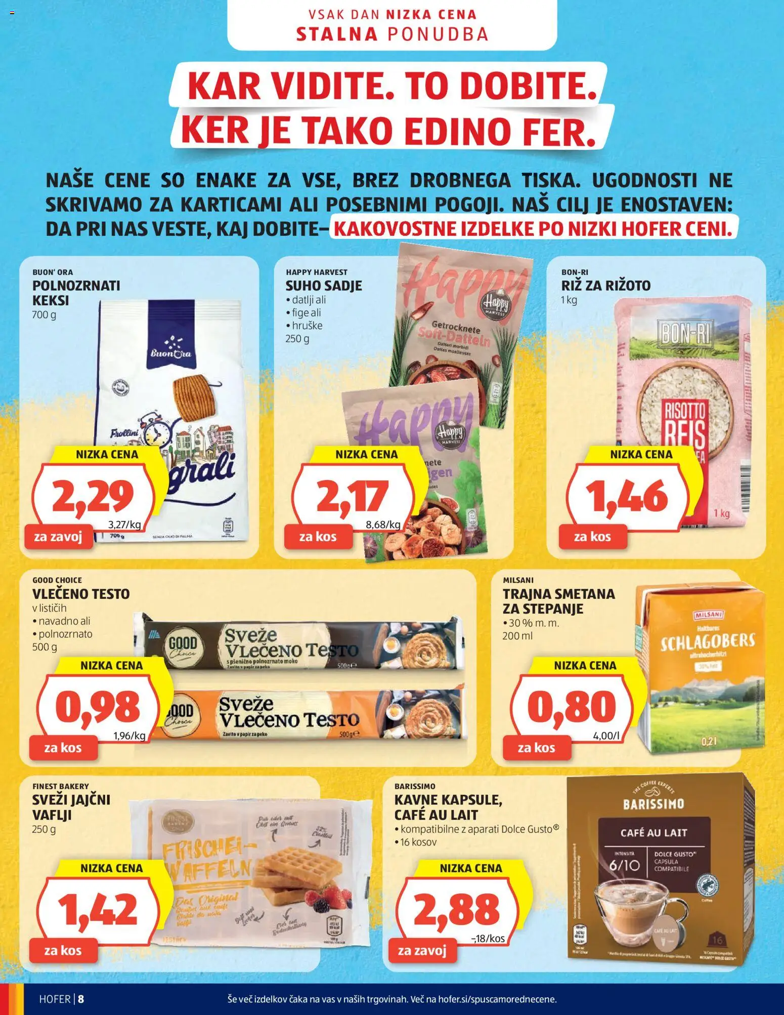 Novi Hofer katalog ponudbe – veljaven od 30.09.2026 | Stran: 8