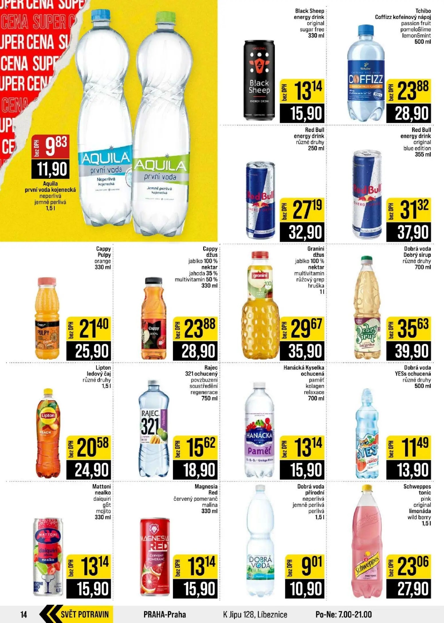 Jip leták - Cash & Carry od 12.08.2026 | Strana: 14 | Produkty: Hanácká kyselka, Dobrá voda, Sirup, Kolagen