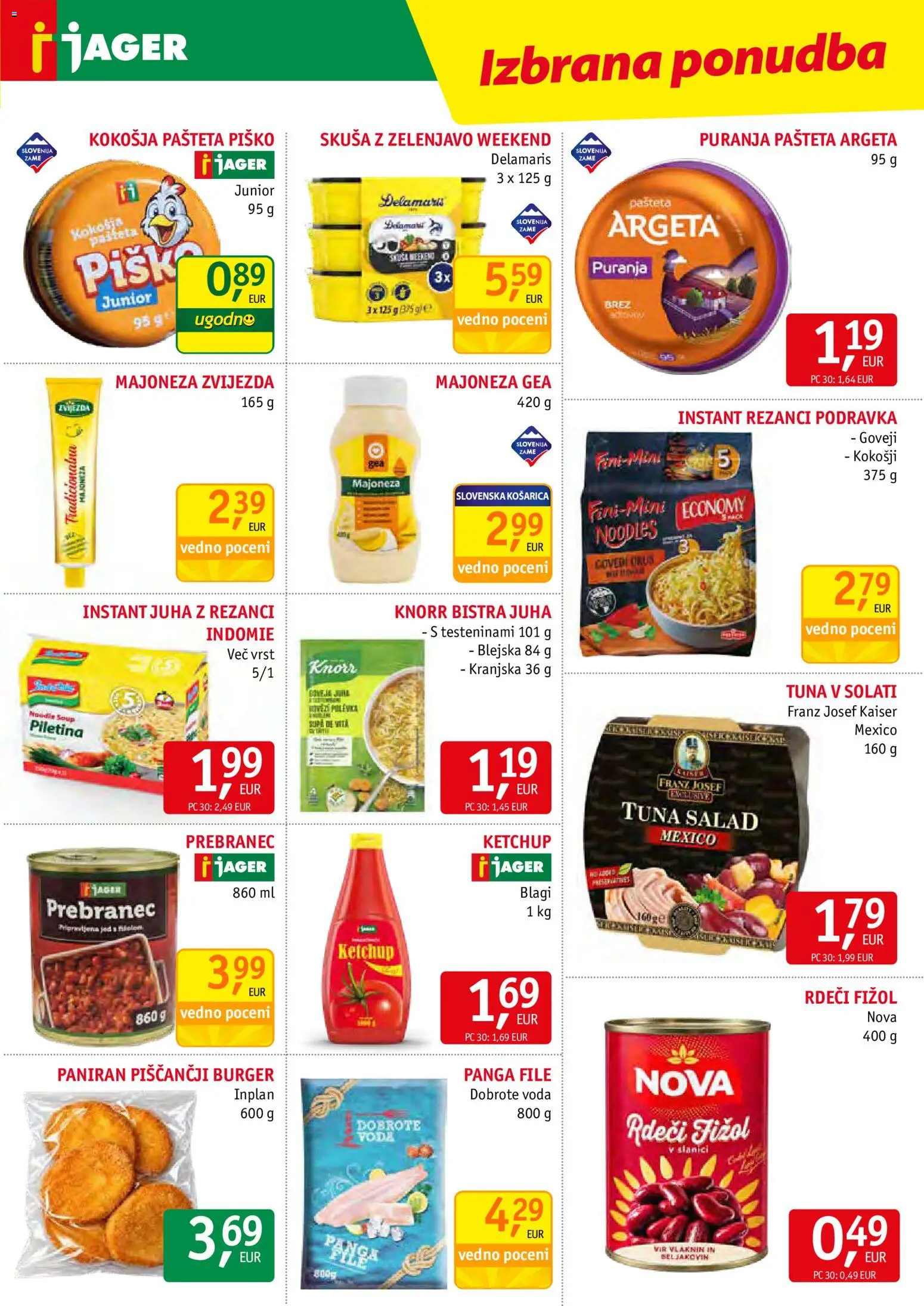 Novi Jager katalog ponudbe – veljaven od 07.10.2026 | Stran: 9