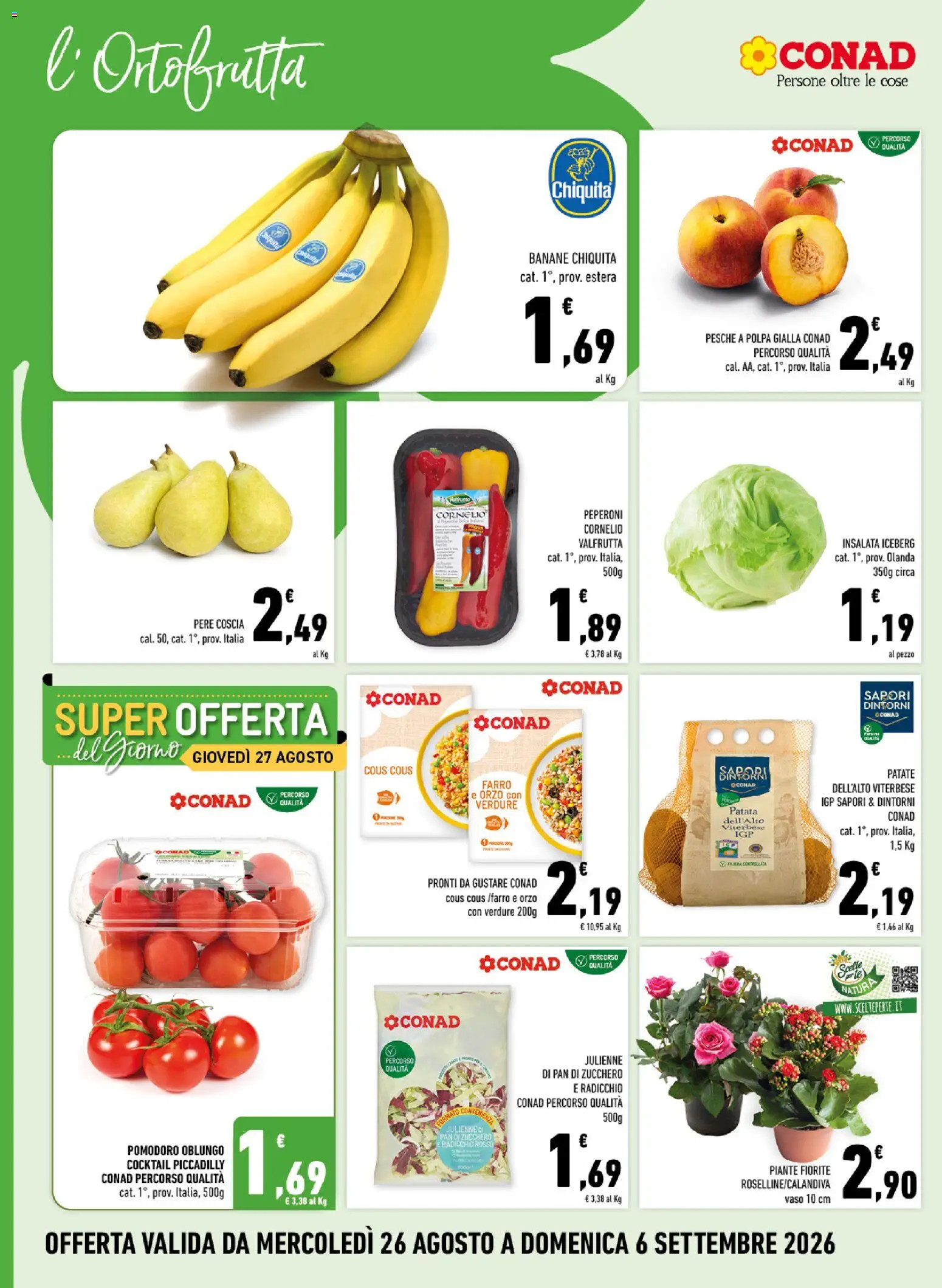 Volantino Conad del 26/08/2026 | Pagina: 2