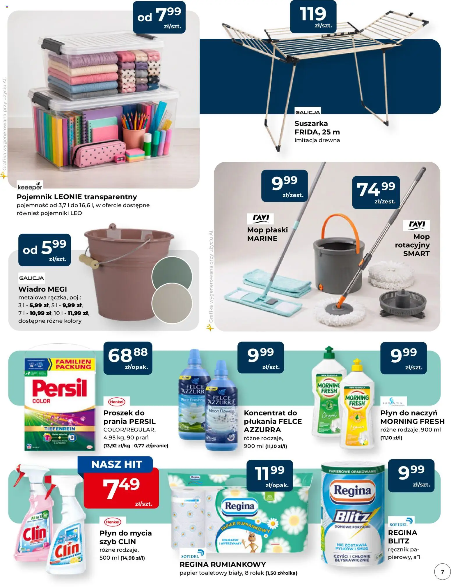 Mrówka gazetka - Malbork od 10.09.2026 | Strona: 7 | Produkty: Proszek, Persil, Suszarka, Mop