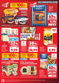 Náhled letáku Kaufland Polsko leták - Jest fresz od 27.08.2026 | Strana: 9 | Produkty: Gouda, Pizza, Twix, Surimi