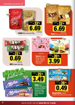 Fresh leták platný od 02.07.2026 | Strana: 28 | Produkty: Banány, Lindor, Lindt, Milka