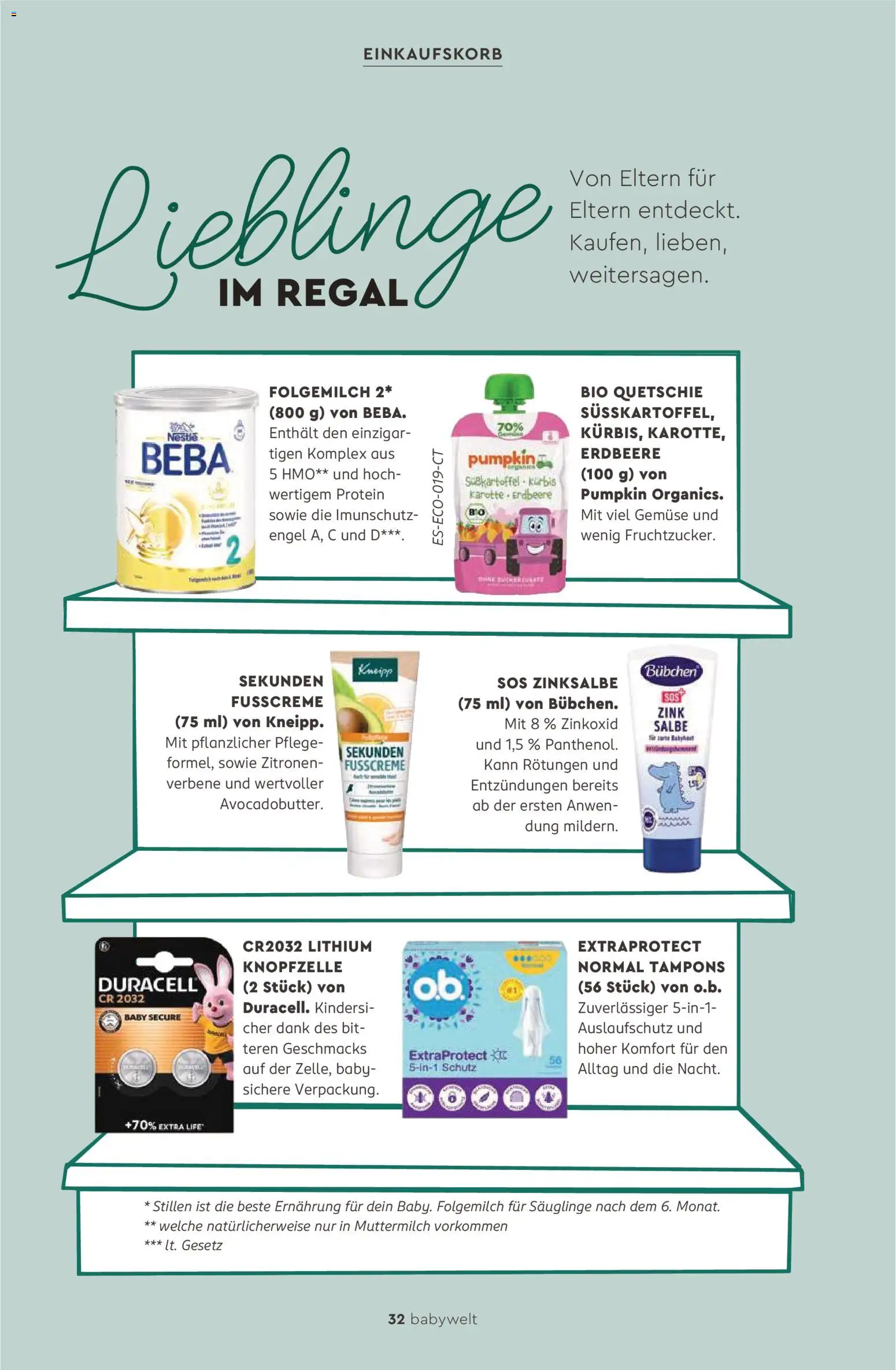 Rossmann Babywelt – gültig ab 06.06.2026 | Seite: 32 | Produkte: Regal, Kürbis, Karotte, Zitronen