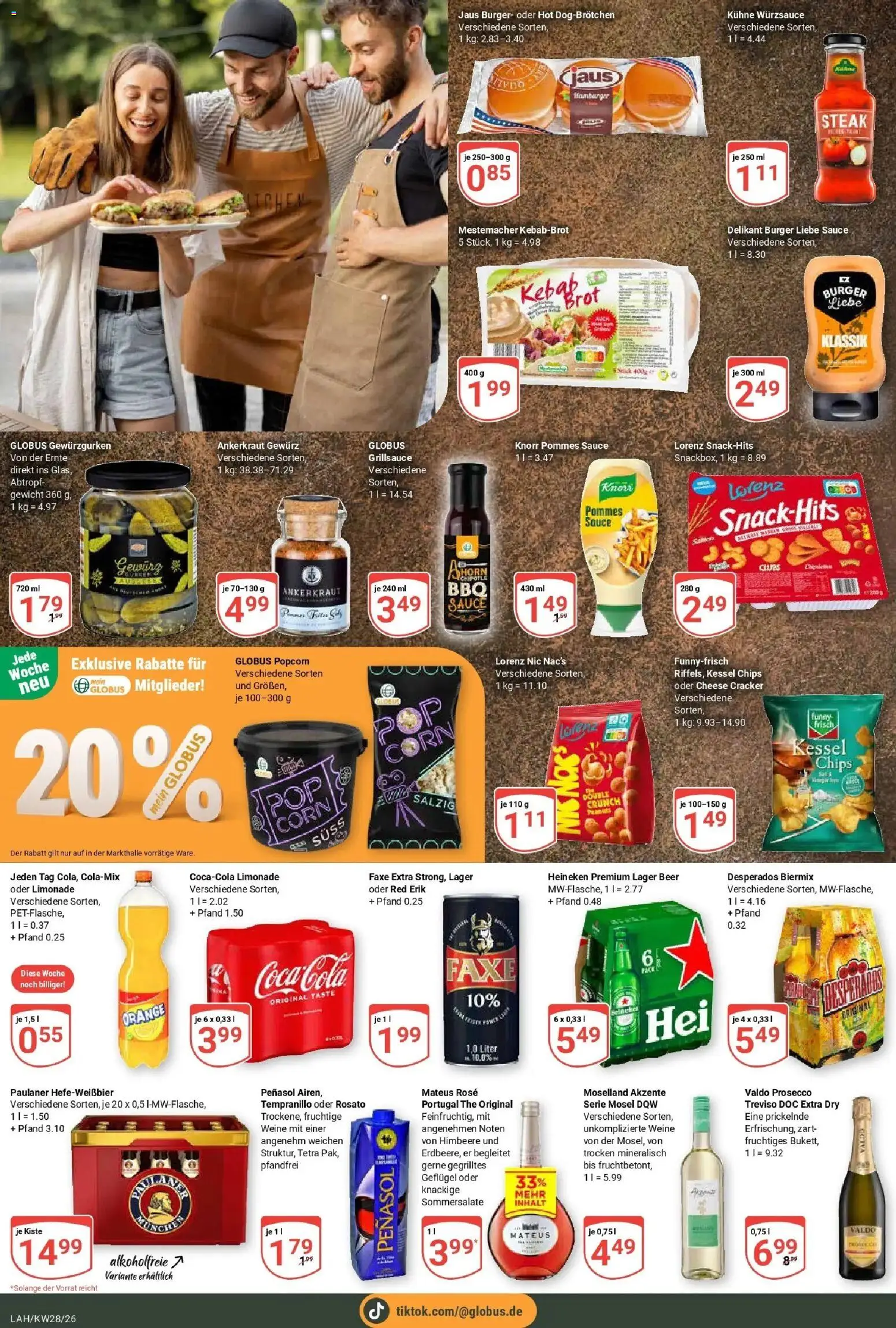 Globus Prospekt Lahnstein – gültig ab 06.07.2026 | Seite: 7 | Produkte: Pommes, Prosecco, Desperados, Steak