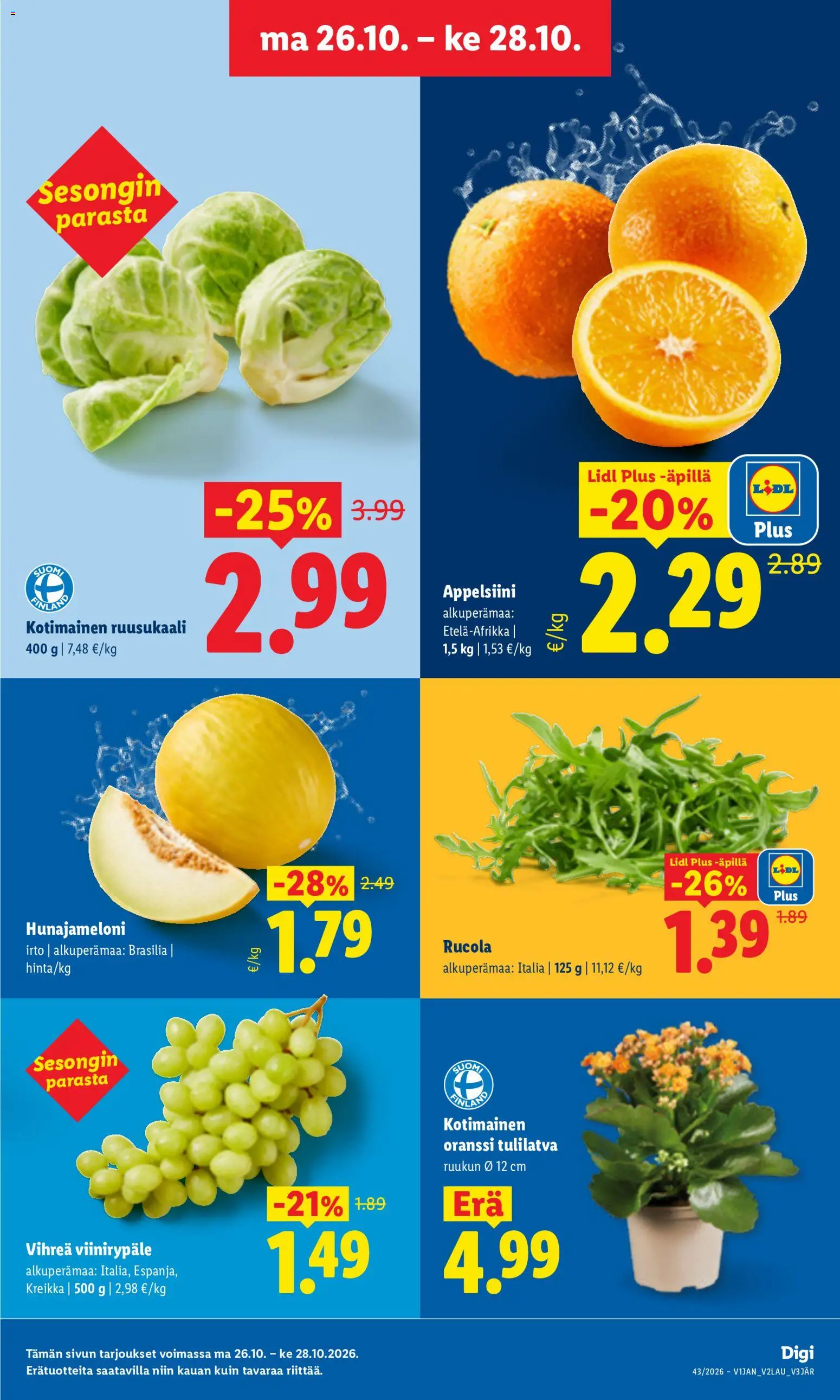 Lidl tarjoukset Kauhajoki – voimassa 26/10/2026 alkaen | Sivu: 3