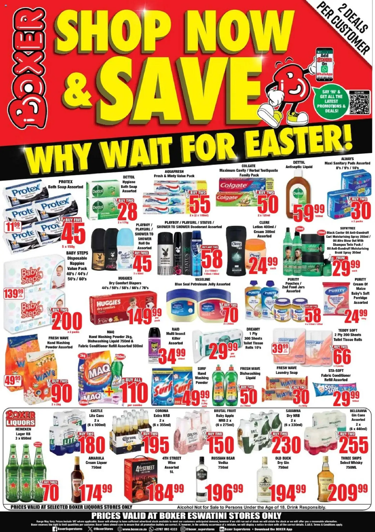 New Boxer catalogue – valid from 05.03.2026 | Page: 8 | Products: Oil, Gin, Washing powder, Petroleum jelly