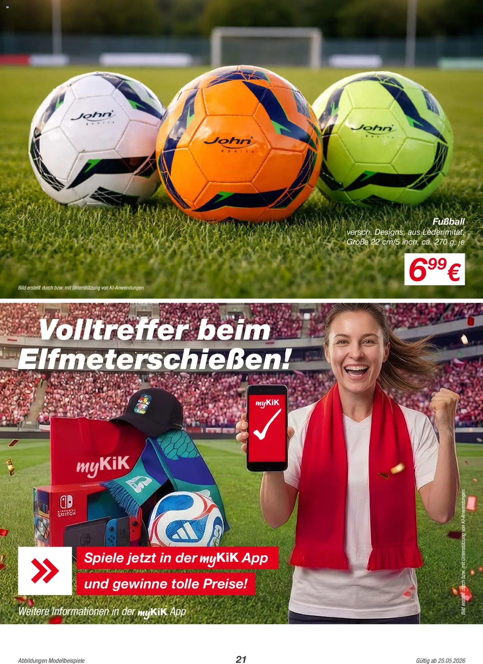 Kik Prospekt – gültig ab 25.05.2026 | Seite: 21 | Produkte: Fußball
