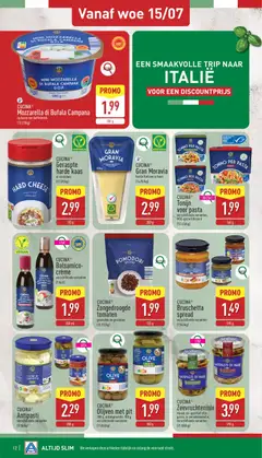CU CINA, MINI MOZZARELLA, DI BUFALA CAMPANA, D.O.P., Mozzarella di Bufala Campana, op basis van buffelmelk - Voorbeeld van een folder van Aldi, geldig van 13/07/2026 | Pagina: 12
