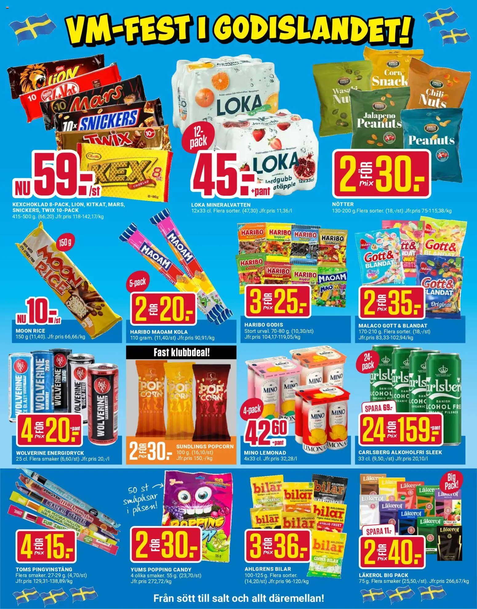 ÖoB reklamblad aktuell från 08.06.2026 | Sida: 2 | Produkter: Loka, Mineralvatten, Te, Nötter