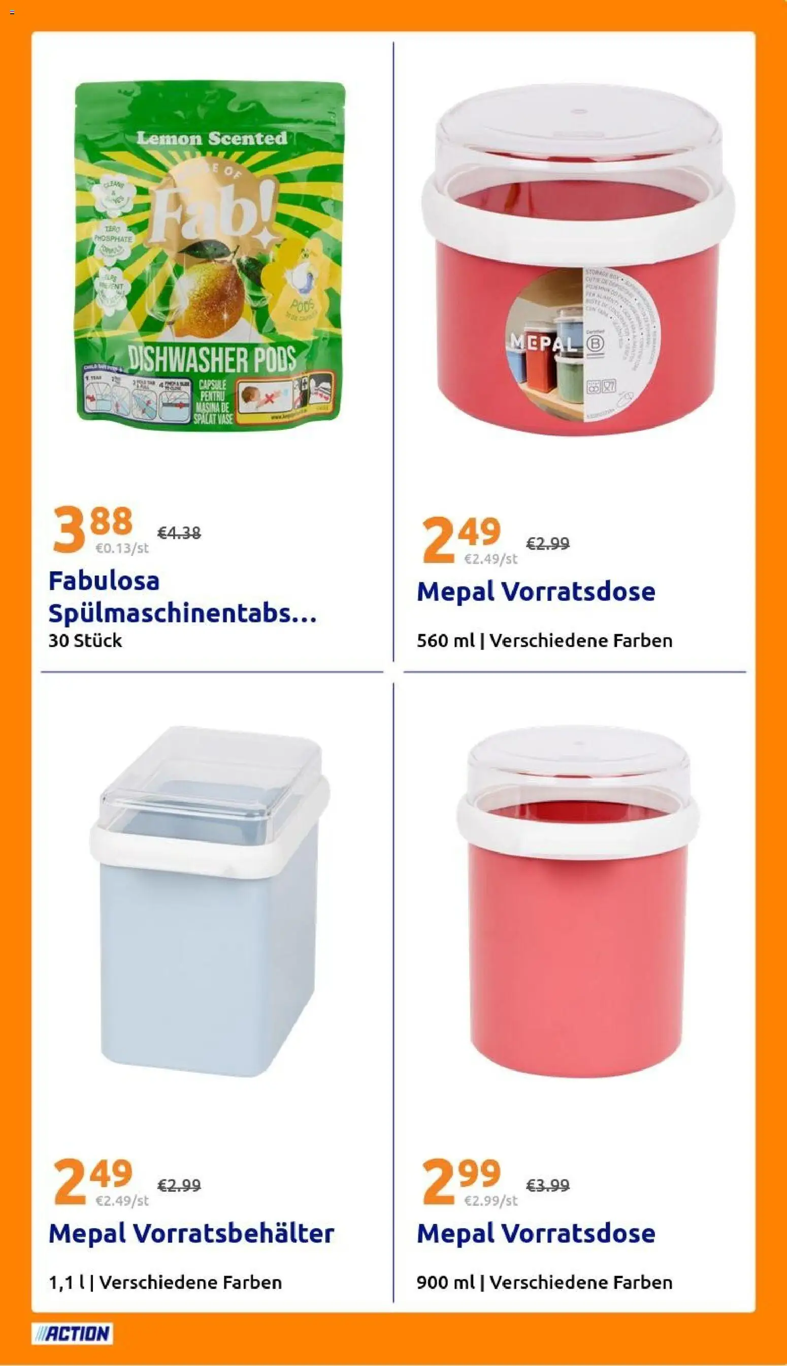 Action Prospekt – gültig ab 14.10.2026 | Seite: 23 | Produkte: Vase, Spülmaschinentabs