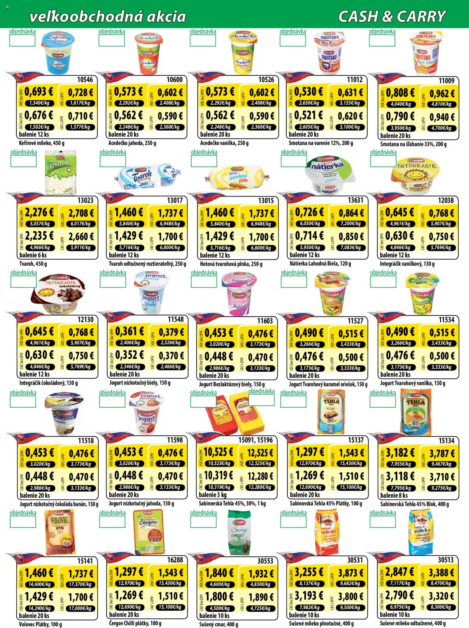 Nové Milk Agro akcie – leták je platný od 24.06.2026 | Strana: 2 | Produkty: Mlieko, Jogurt, Chilli, Sušené mlieko