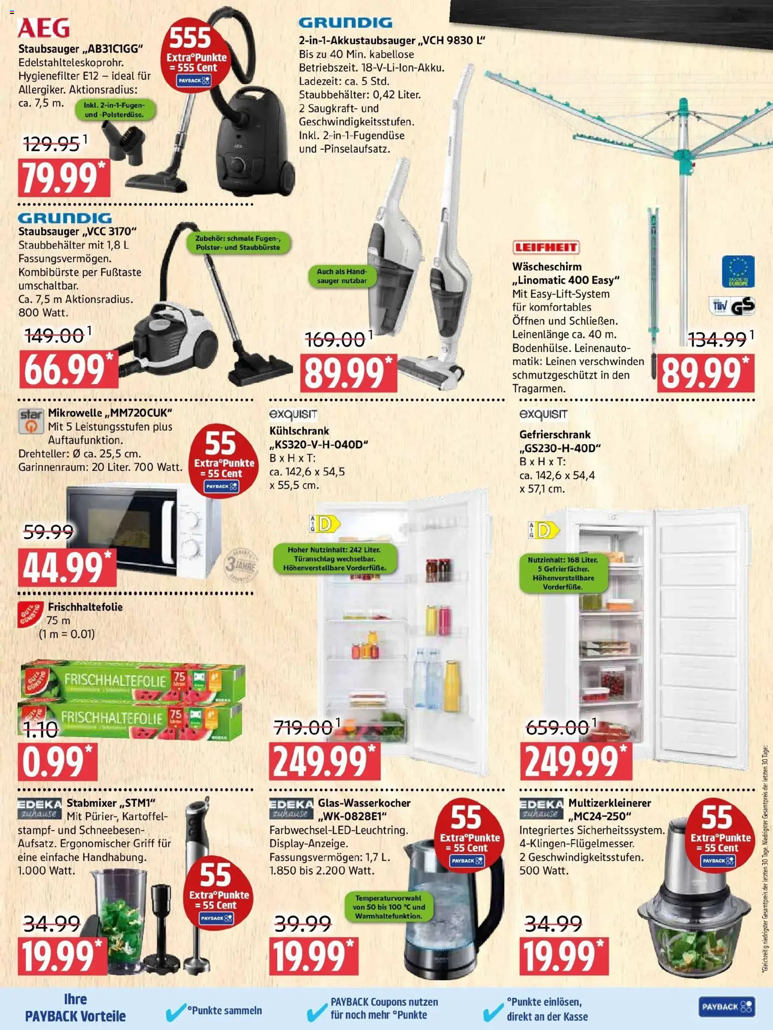 Marktkauf Prospekt Prenzlau (ab 17.08.2026) » Angebote online | Seite: 11 | Produkte: Gefrierschrank, Staubsauger, Kühlschrank, Stabmixer