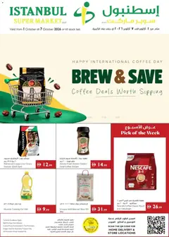 Preview of Istanbul Supermarket Brew & Save valid from 1 Oct, 2026