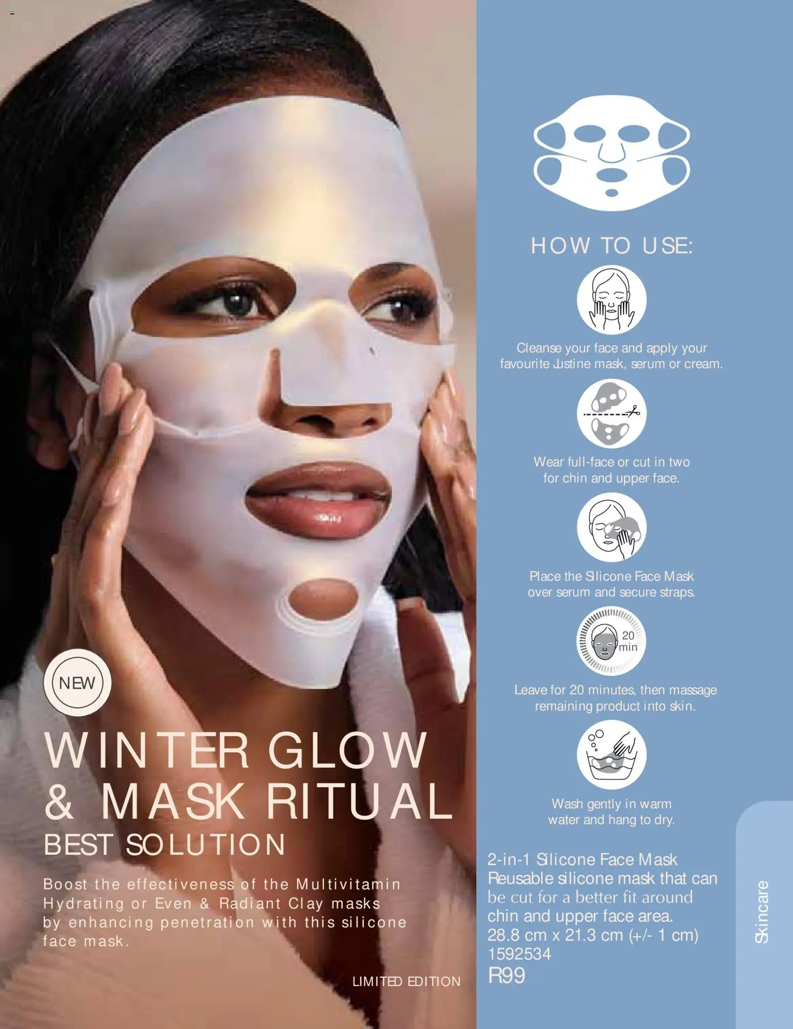 New Justine catalogue – valid from 01/08/2026 | Page: 46 | Products: Serum, Agua con gas, Mask, Silicone