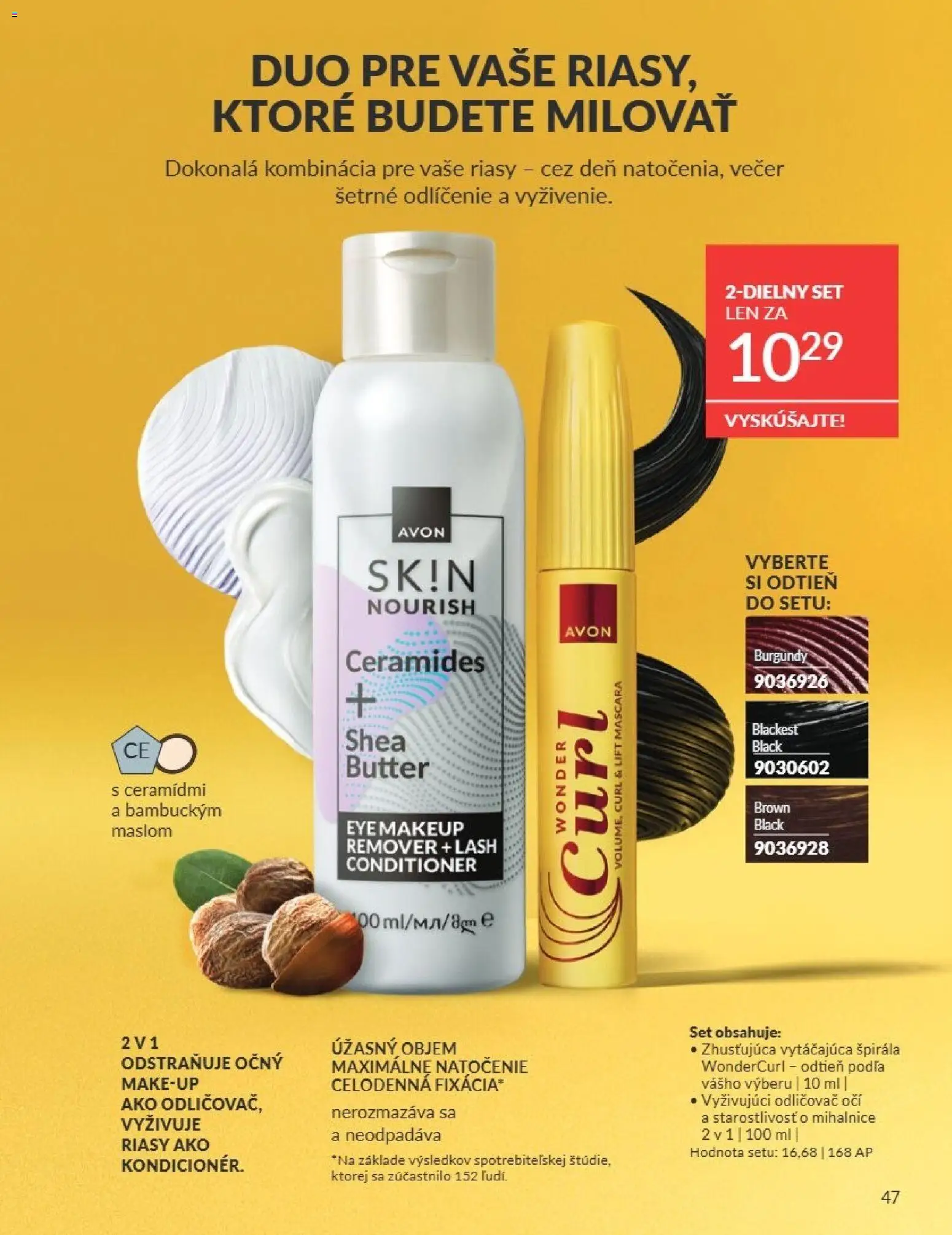 Nové Avon akcie – leták je platný od 01.07.2026 | Strana: 47 | Produkty: Odličovač, Odličovač očí