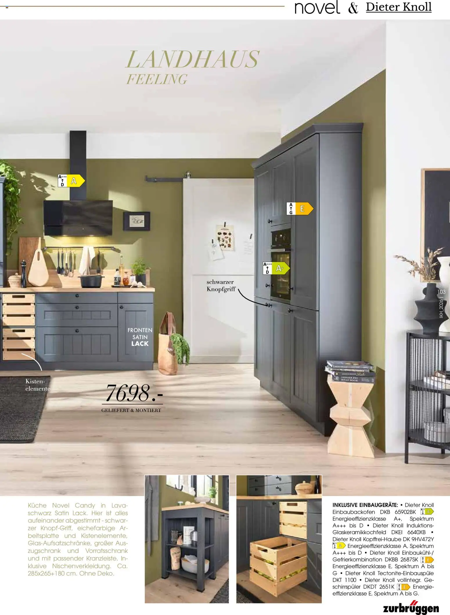 Zurbrüggen Küchen Journal – gültig ab 27.05.2026 | Seite: 103 | Produkte: Küche