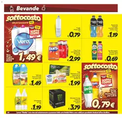 Anteprima del volantino SuperConveniente volantino Aci Catena valido a partire dal 13/10/2026 | Pagina: 20 | Prodotti: Acqua, Frutta, Pesca, Fanta