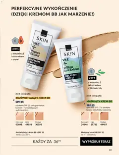 Pogląd oferty "Avon Katalog 9 2026" - ważna od 01.09.2026 | Strona: 131 | Produkty: krem BB, Krem
