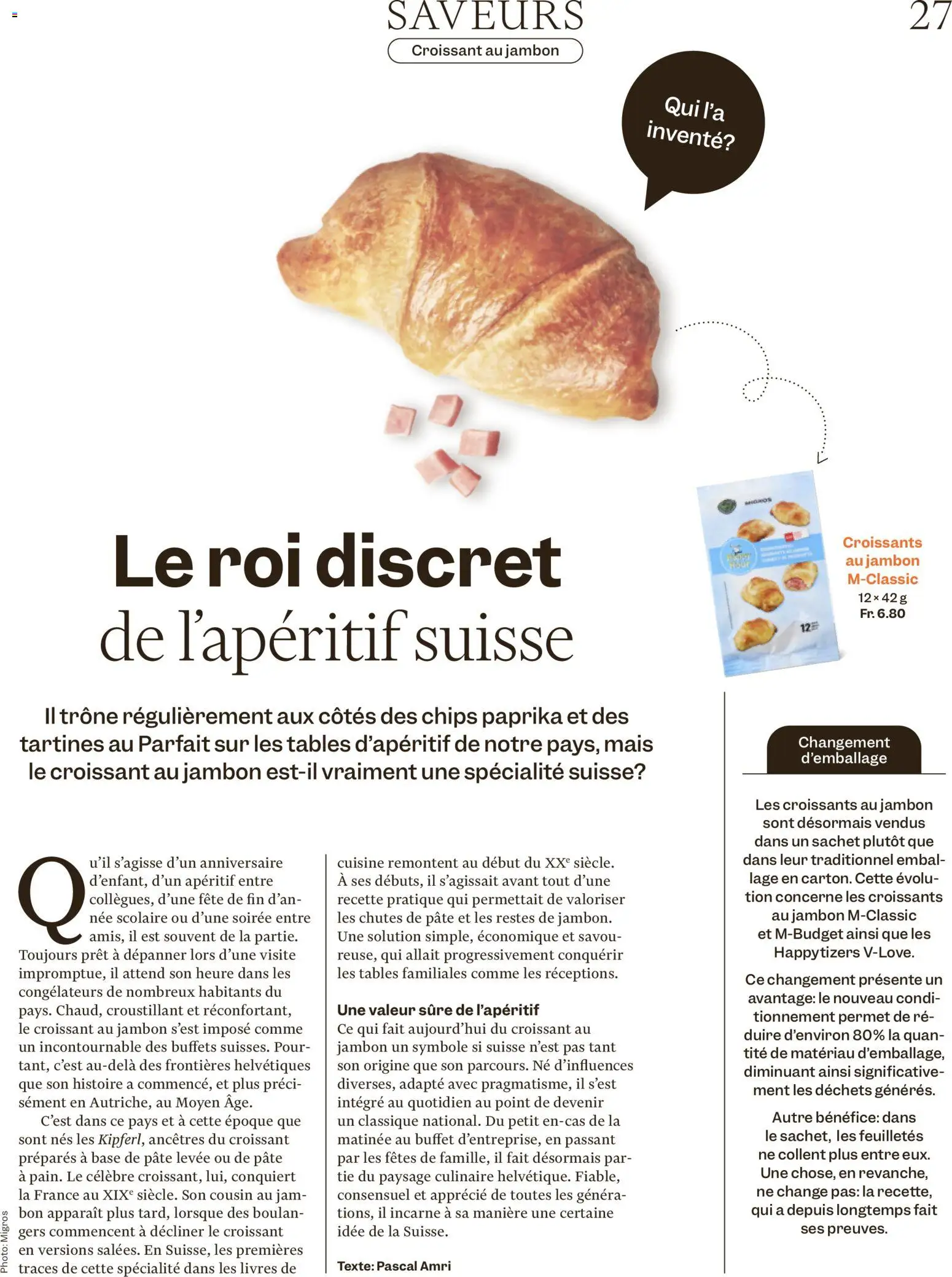 Migros aktionen Magazine FR – gültig ab 15.07.2026 | Seite: 27 | Produkte: Chips