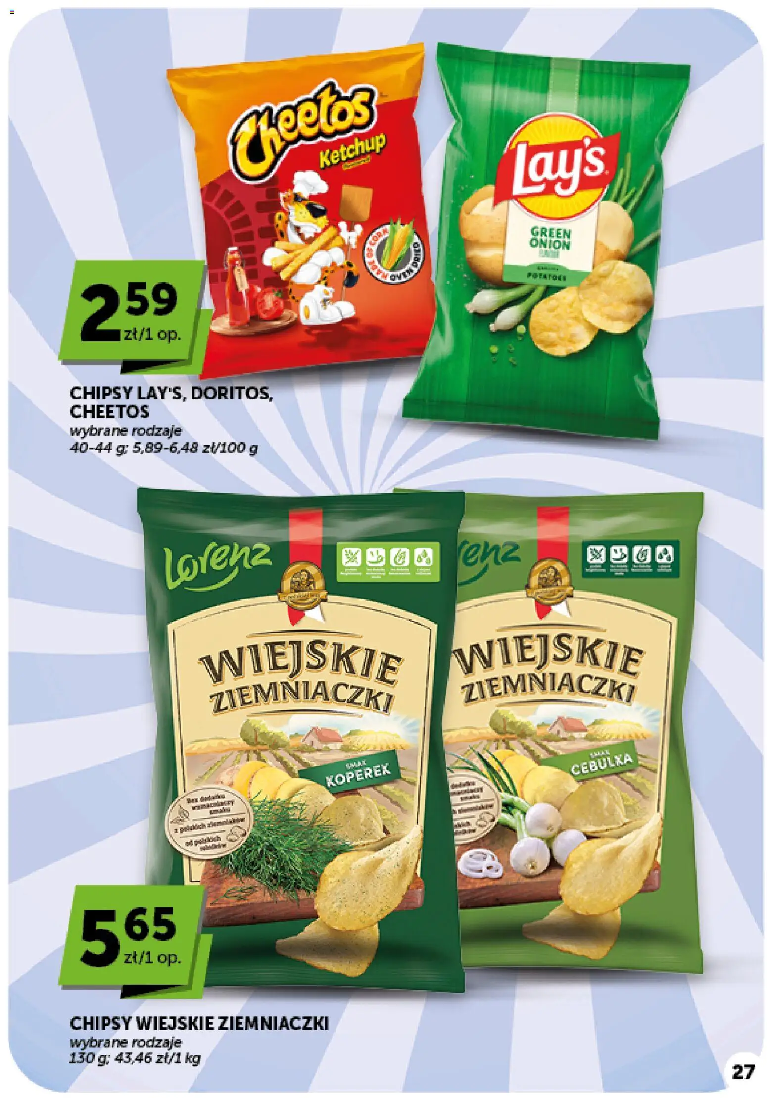ABC gazetka - Market od 01.10.2026 | Strona: 27 | Produkty: Koperek, Chipsy, Ketchup, Ziemniaczki