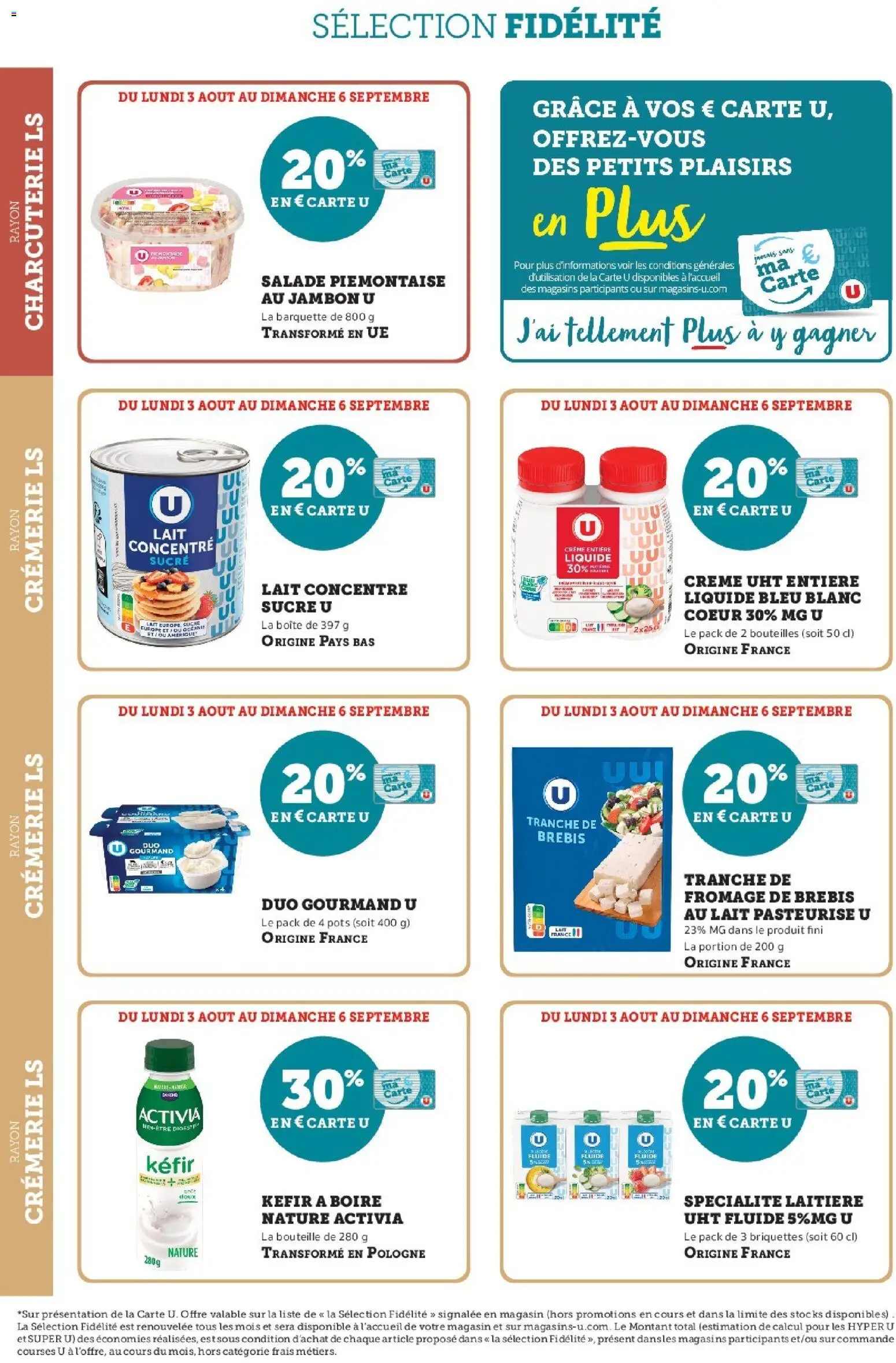 {H1} | Page: 4 | Produits: Salade, Sucre, Lait, Fromage