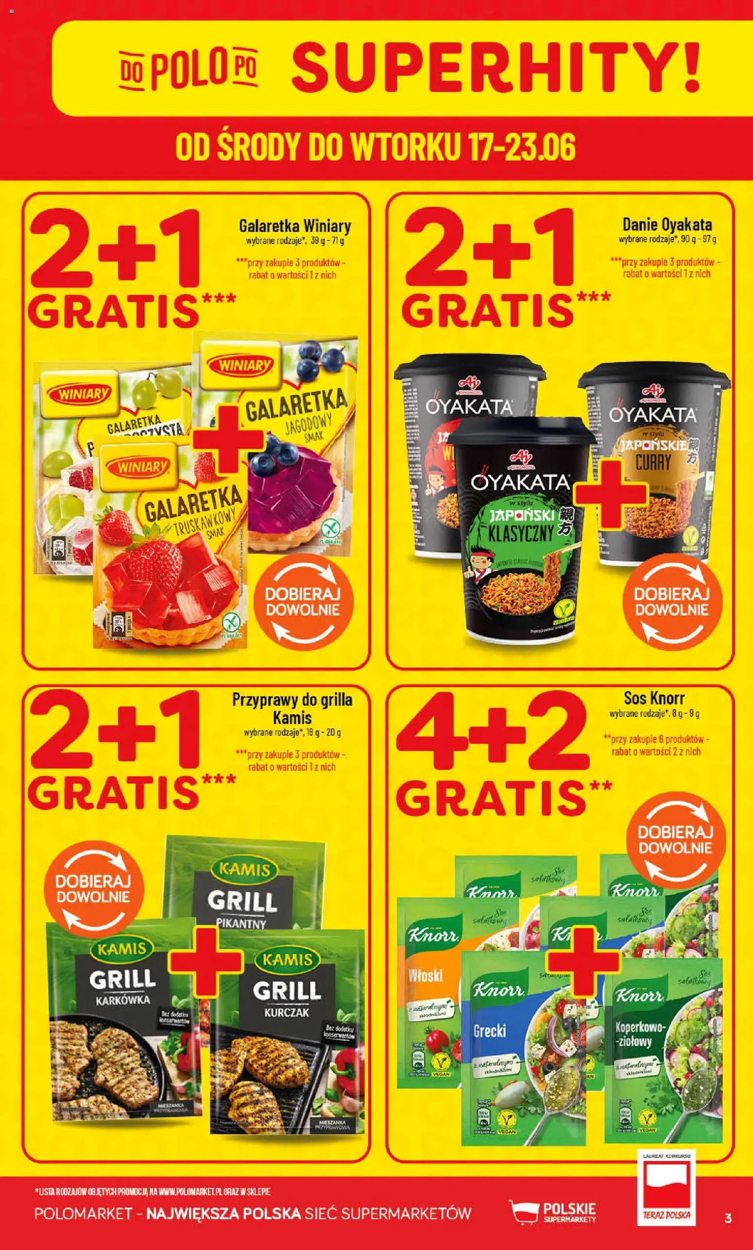 POLOmarket gazetka od 17.06.2026 | Strona: 3 | Produkty: Curry, Karkówka, Kurczak, Grill