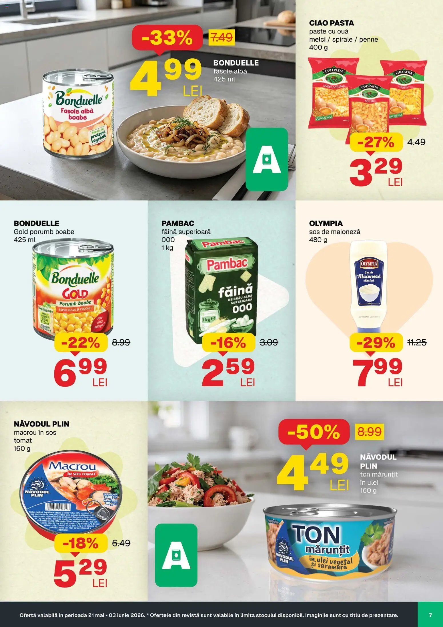 Noul catalog Annabella – valabil de la 21.05.2026 | Pagină: 7 | Produse: Masaüstü kılıfı, Ouă, Sos, Sare