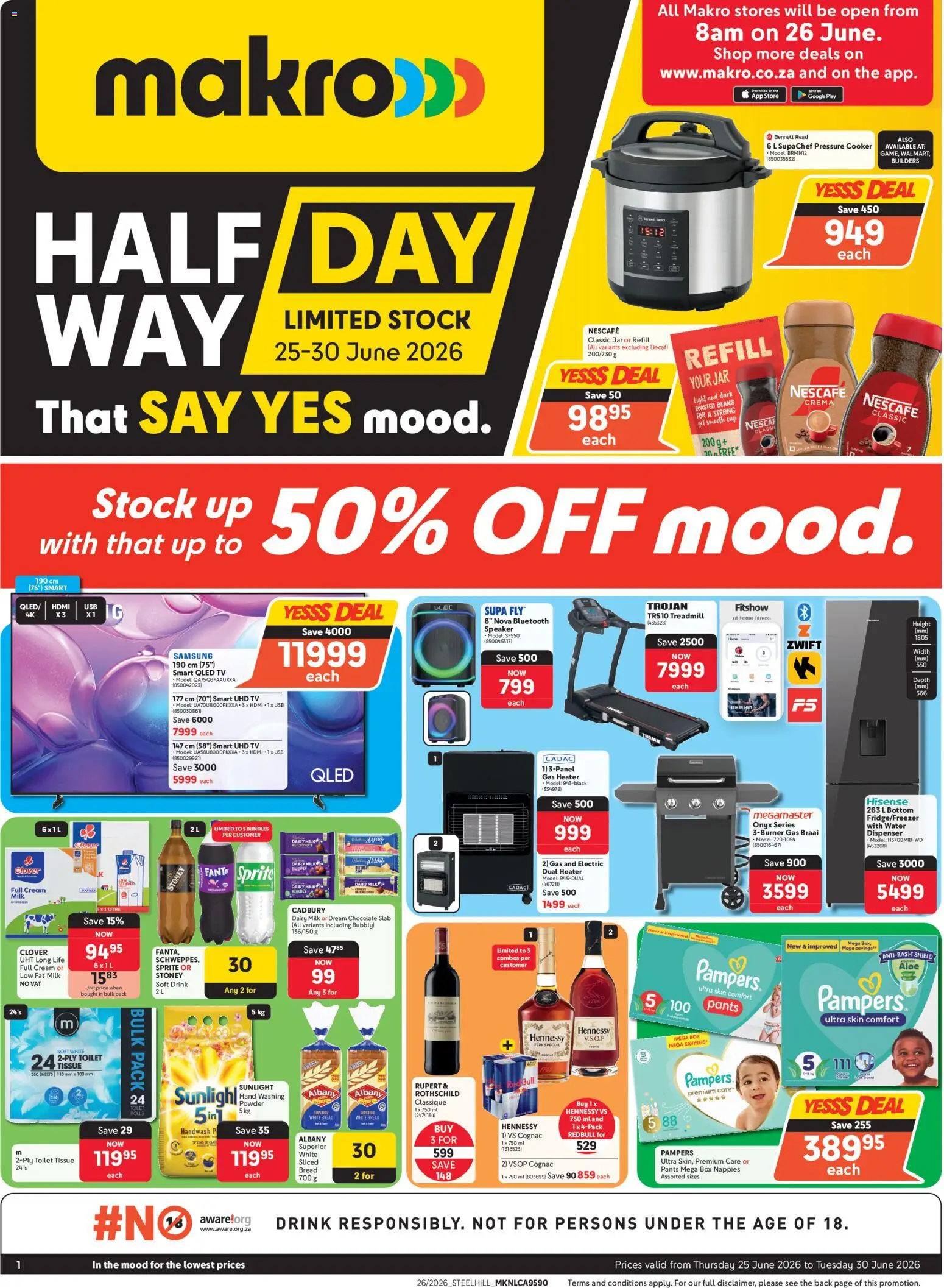 New Makro catalogue – valid from 25/06/2026 | Page: 1 | Products: Beans, Heater, Cream, Nappies