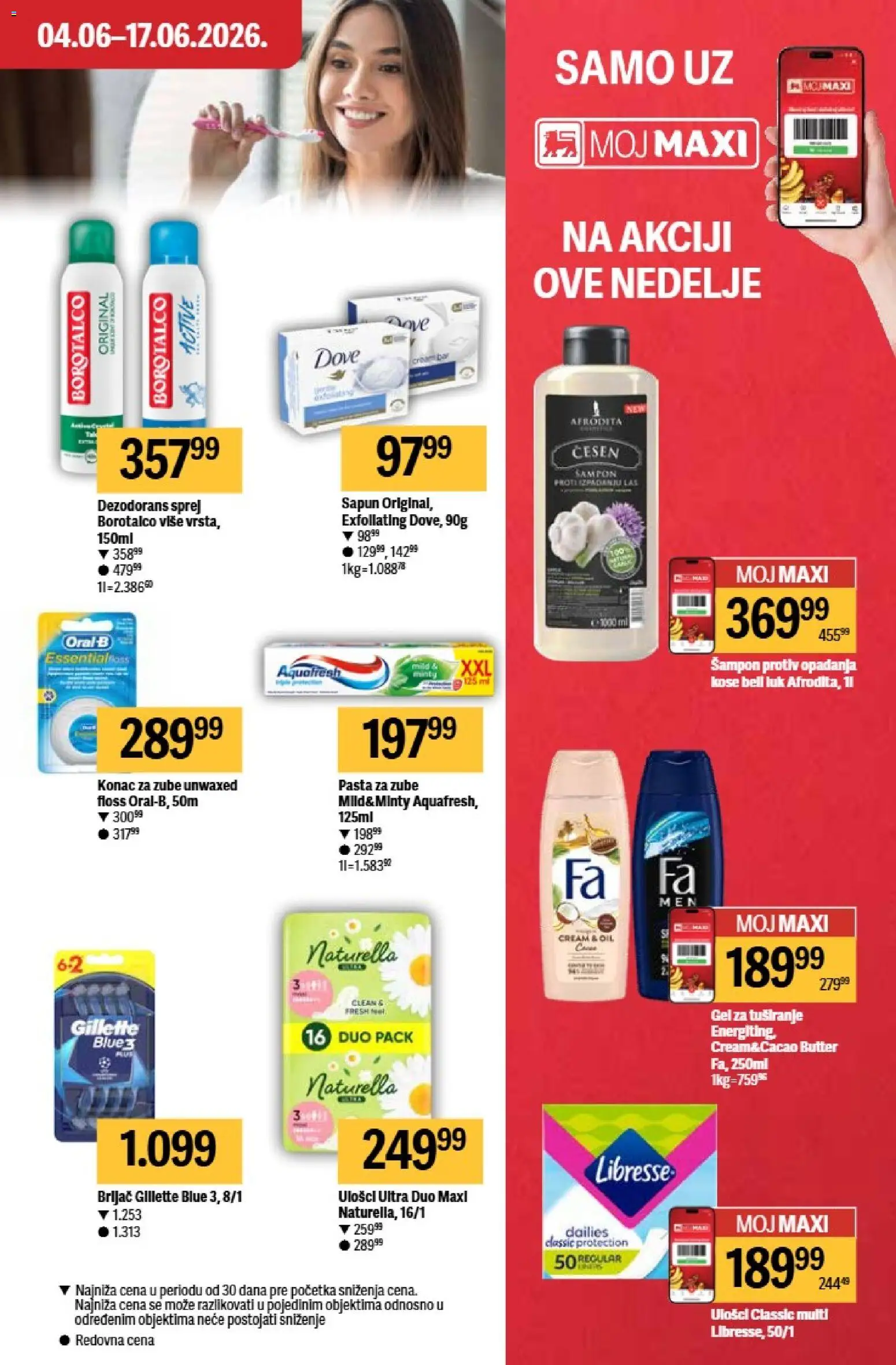 Maxi katalog - važi od 04.06.2026 | Strana: 29 | Proizvode: Brijač, Šampon, Sapun, Dezodorans