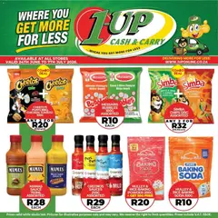 1UP Cash & Carry specials catalogue – valid from 24/06/2026 | Page: 9 | Products: Cheese, Sauces, Powder, Chips