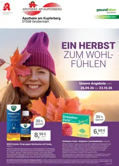 Angebote - Ihre Apotheke vor Ort: Jetzt alle Angebote auch online entdecken! ab 26.09.2026 gültig
