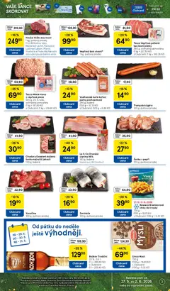 Náhled letáku Vodňanské kuře Kuřecí párky pochoutkové, 280 g, balené (100 g = 10,32 Kč) s Clubcard: (100 g = 8,89 Kč) od 27.05.2026 | Strana: 3