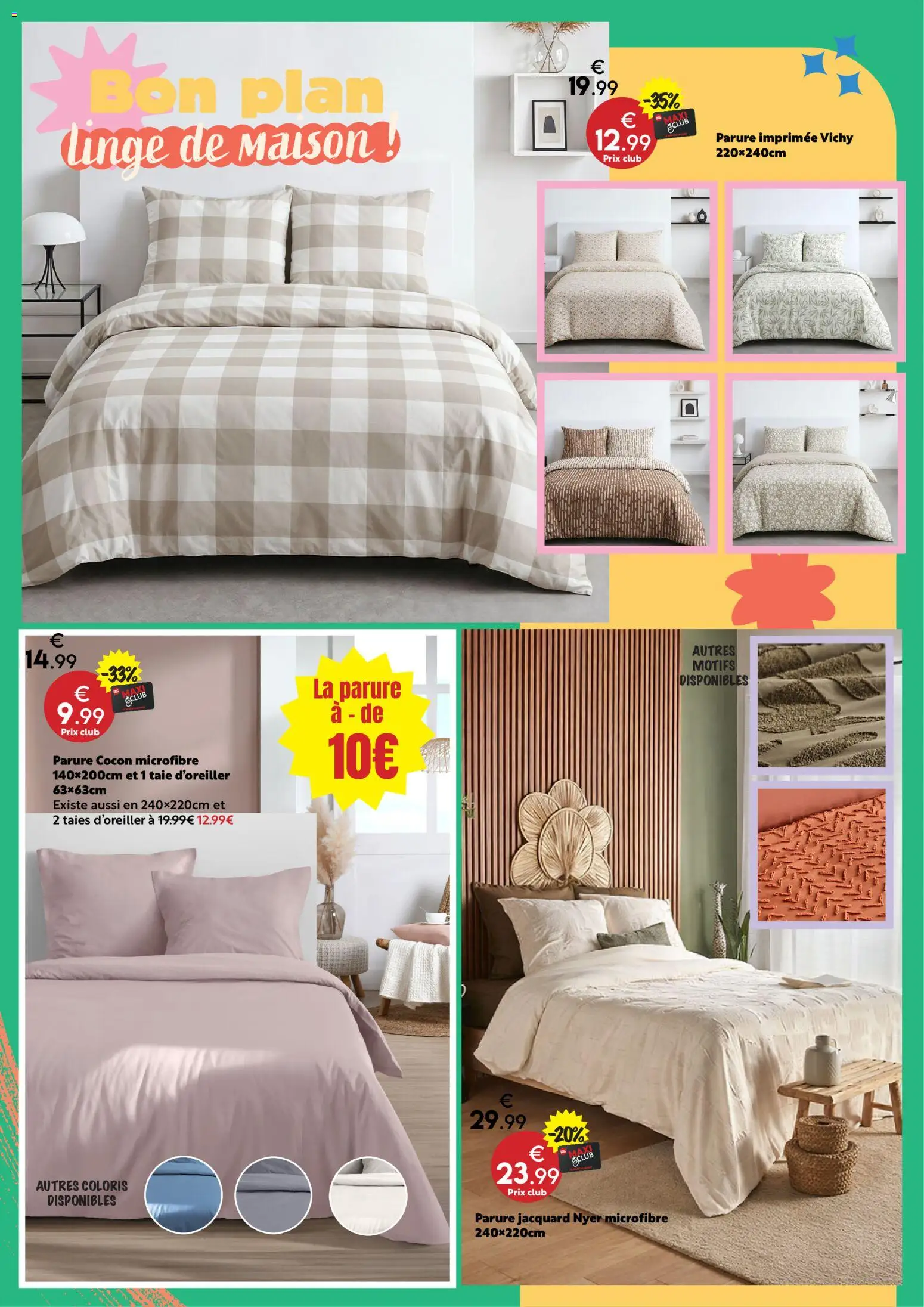 {H1} | Page: 7 | Produits: Taie d'oreiller