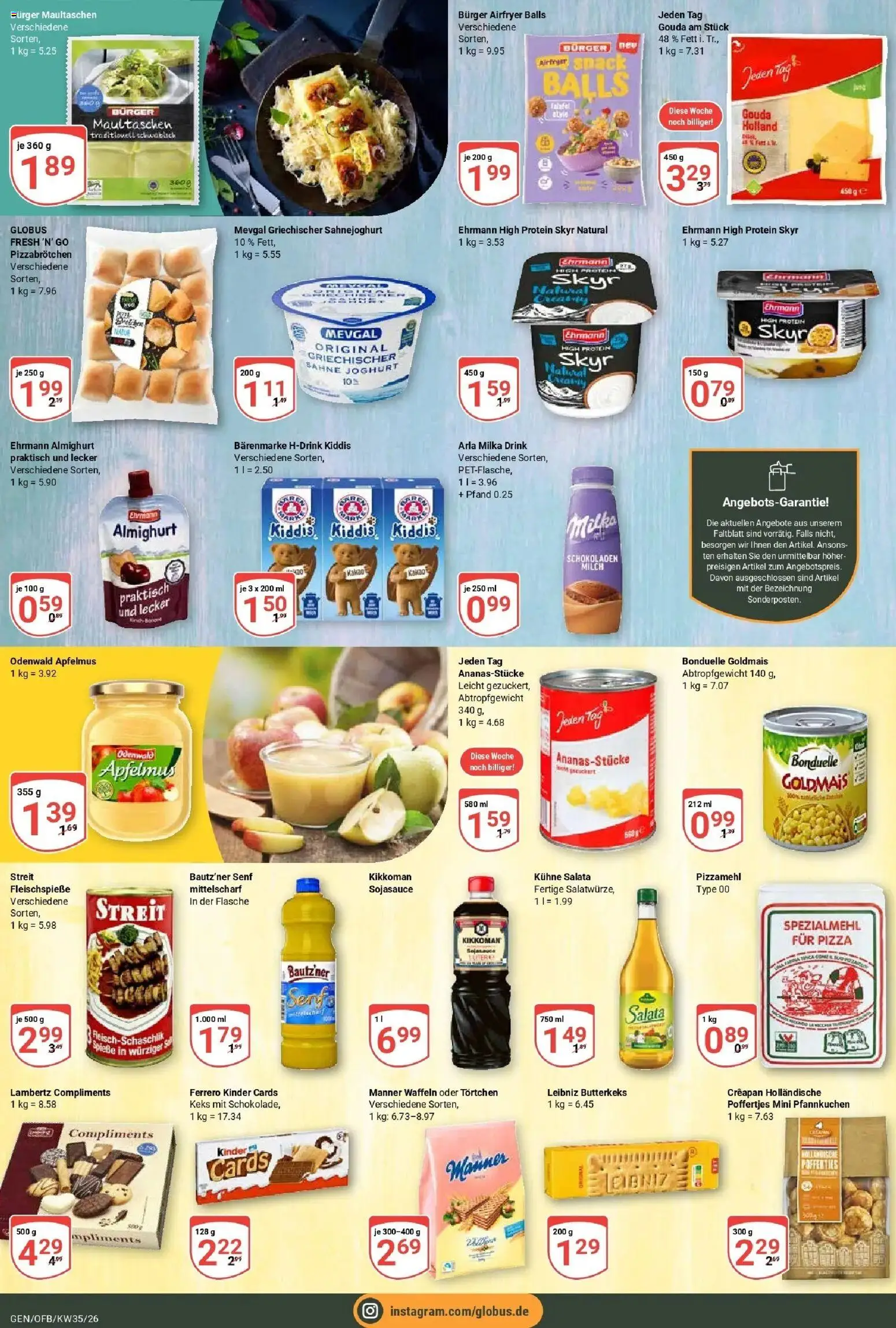 Globus Prospekt Gensingen (ab 24.08.2026) » Angebote online | Seite: 12 | Produkte: Gouda, Burger, Milka, Pizza