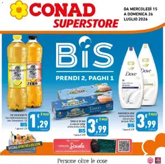 Anteprima del volantino Conad volantino Superstore Sicilia valido a partire dal 15/07/2026
