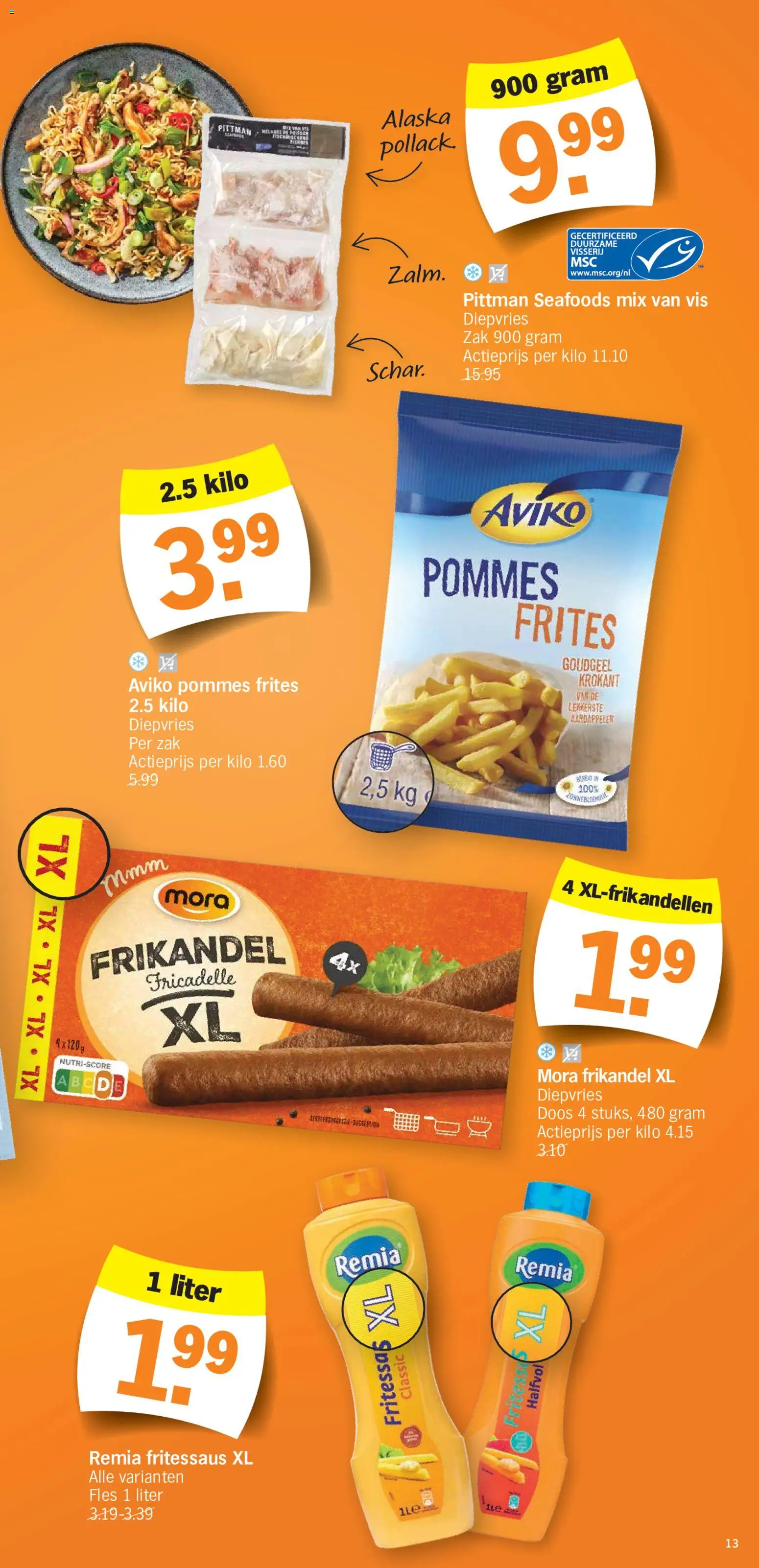 {H1} | Pagina: 13 | Producten: Fles, Vis, Aardappelen, Zak