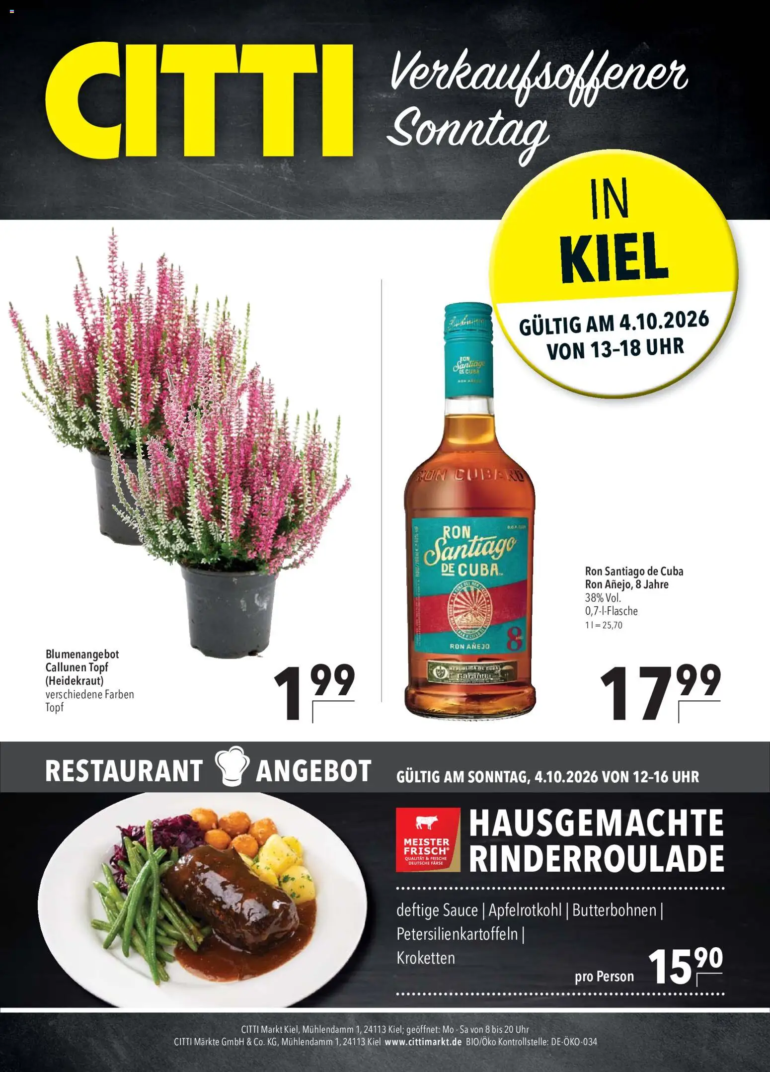 CITTI Markt Sonntags-Angebote in Kiel – gültig ab 04.10.2026 | Seite: 2 | Produkte: Uhr