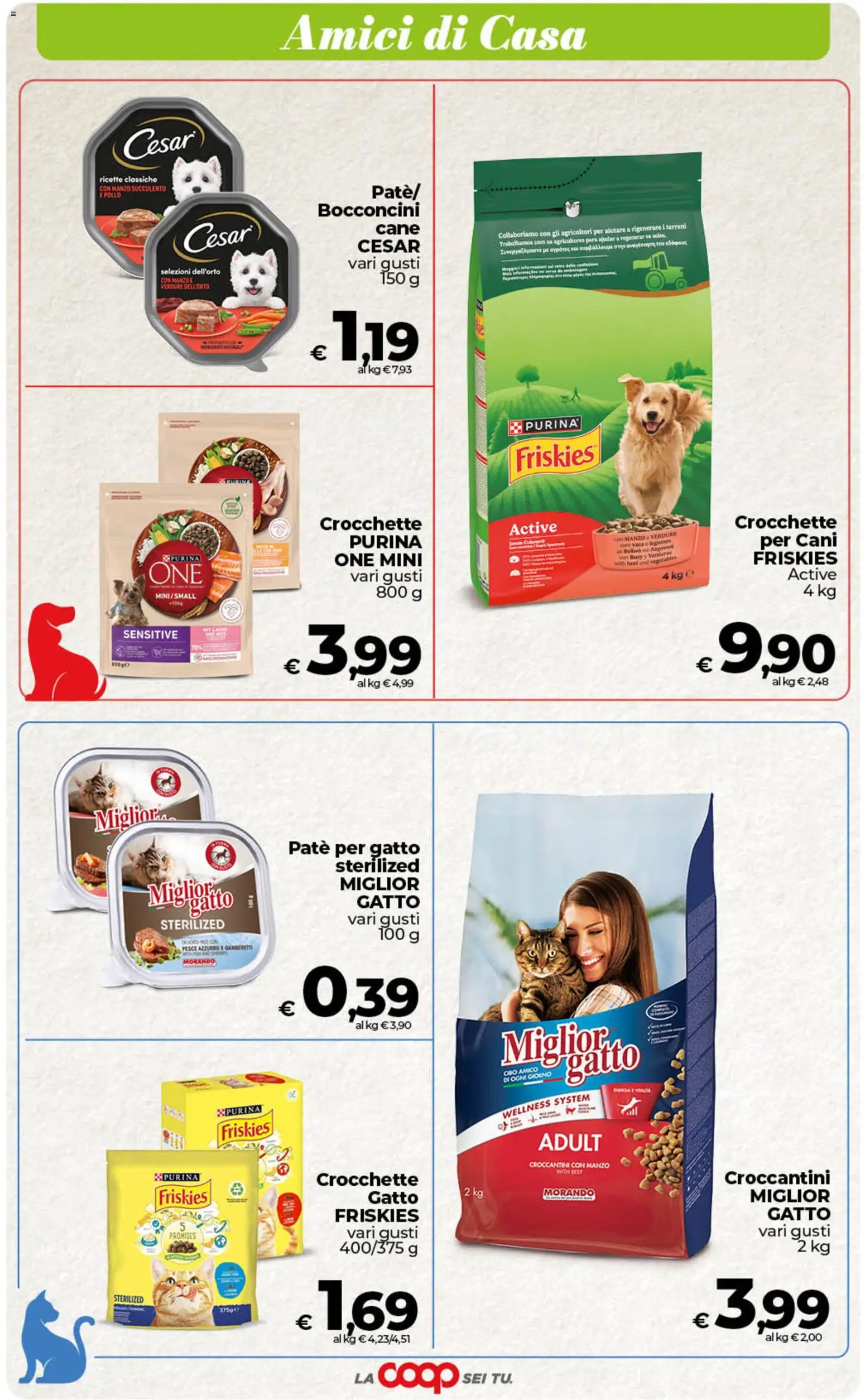 Volantino COOP del 29.05.2026 | Pagina: 43 | Prodotti: Paté, Manzo, Verdure, Crocchette