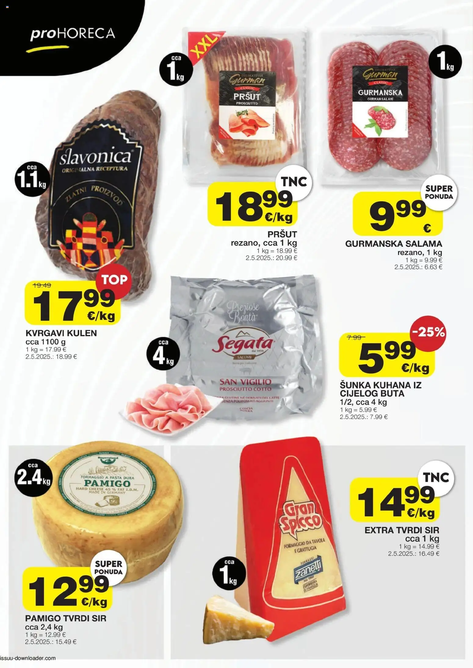 Stanić Diskont katalog | vrijedi od 26.06.2026 | Stranica: 2 | Proizvodi: Sir, Salama, Pršut, Pasta
