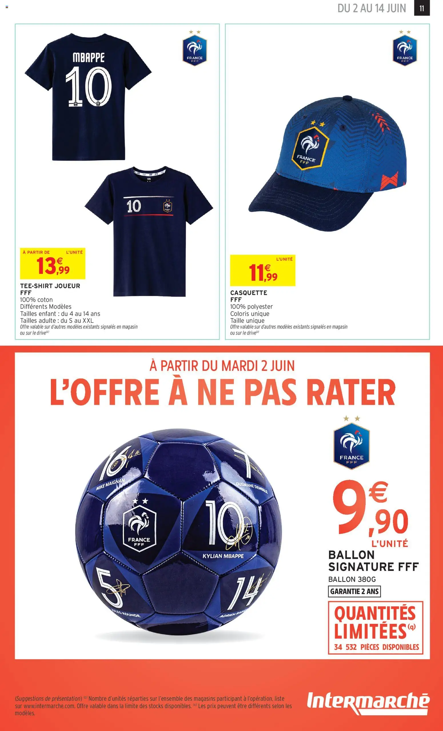 {H1} | Page: 11 | Produits: Joueur, Coton, T-shirt, Casquette