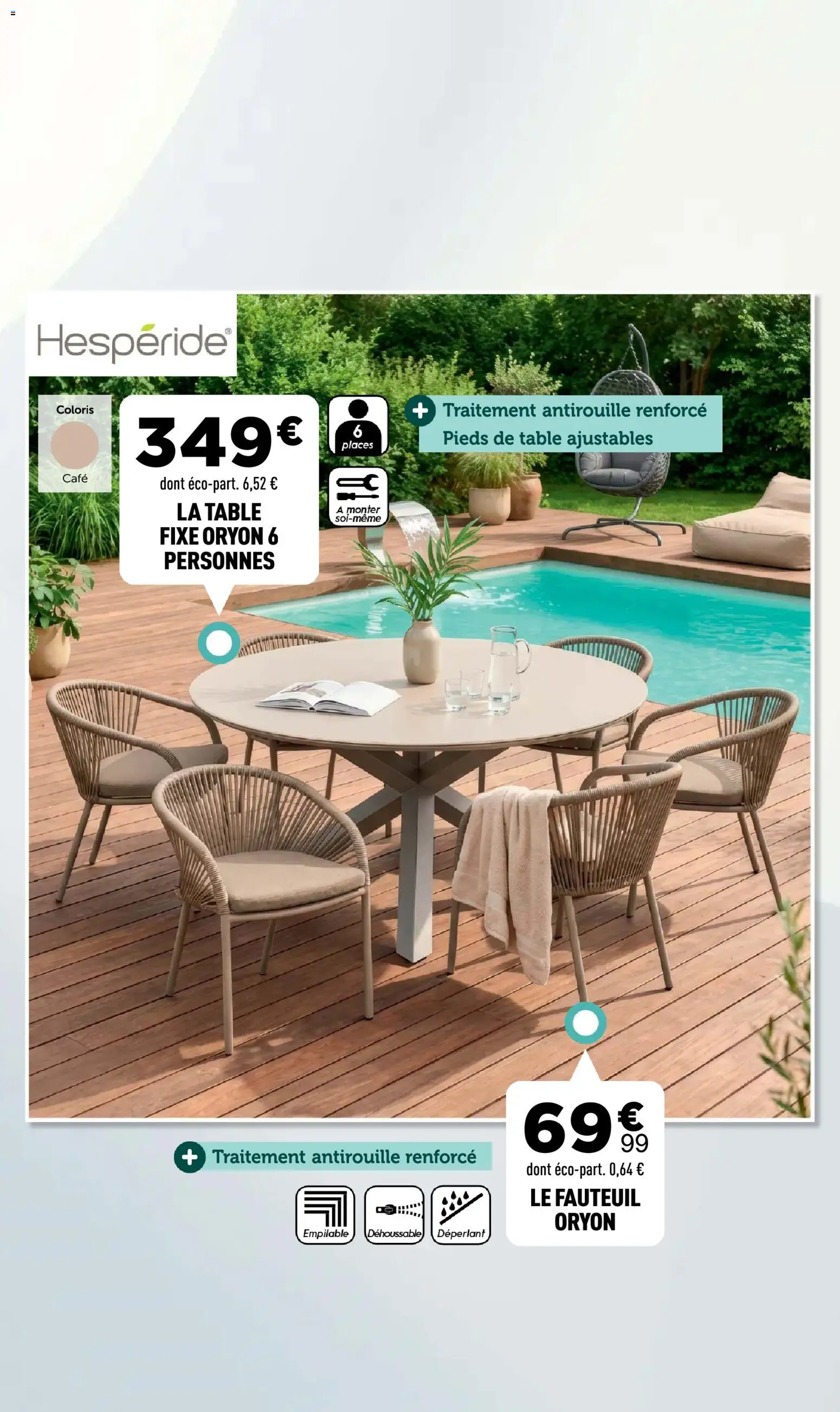 {H1} | Page: 15 | Produits: Fauteuil, Table, Café